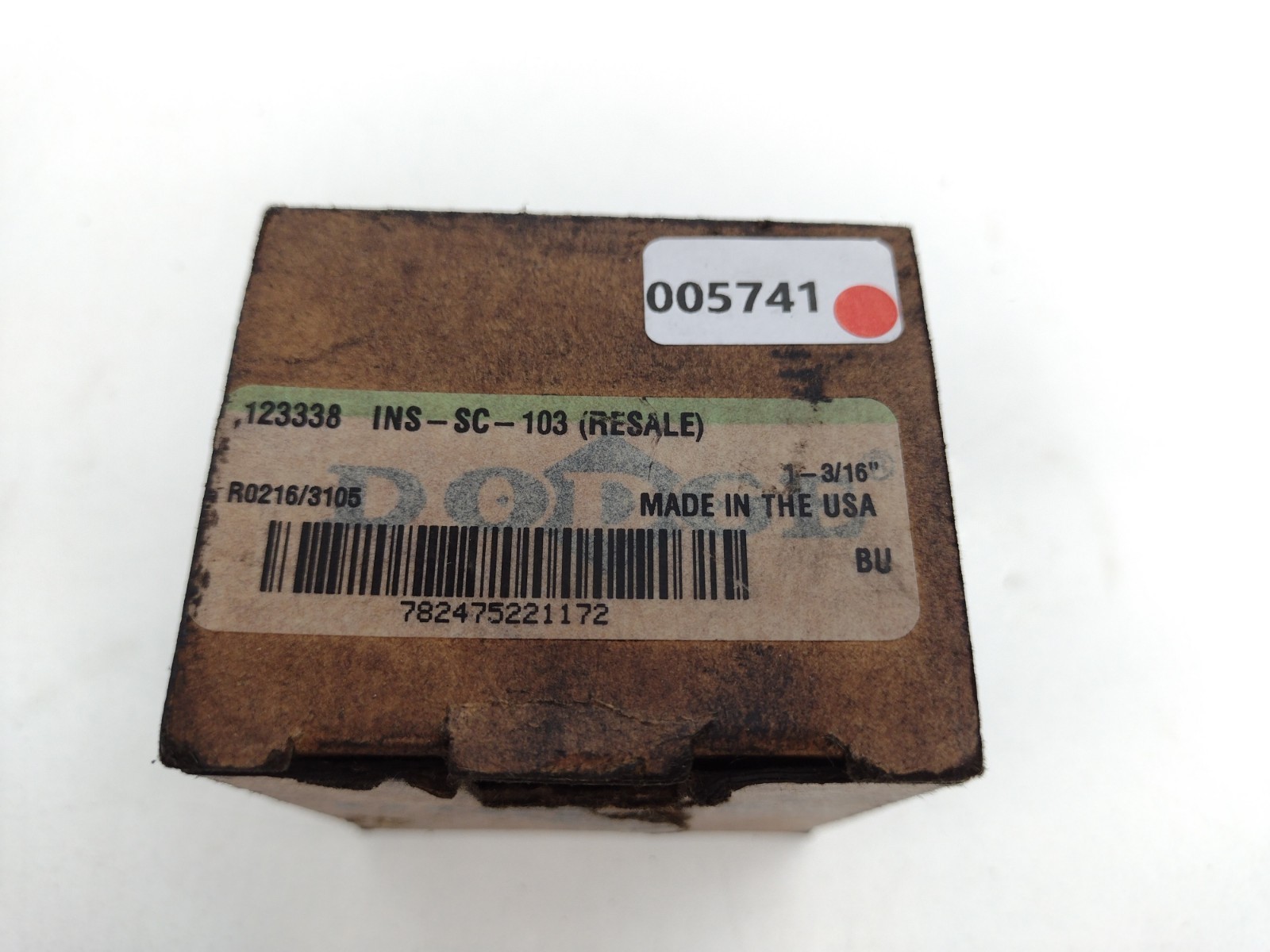 *** Dodge INS-SC-103 Ball Insert Bearing 1-3/16 inch Bore