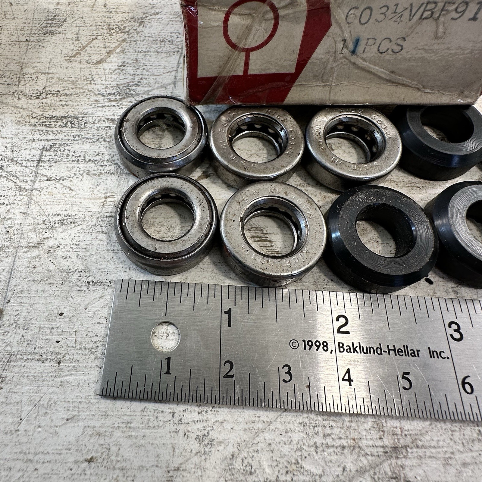 Vintage Lot Of 5 New In Box SKF 6031/4VBF91 Ball Bearings 1” Vintage Truck Door