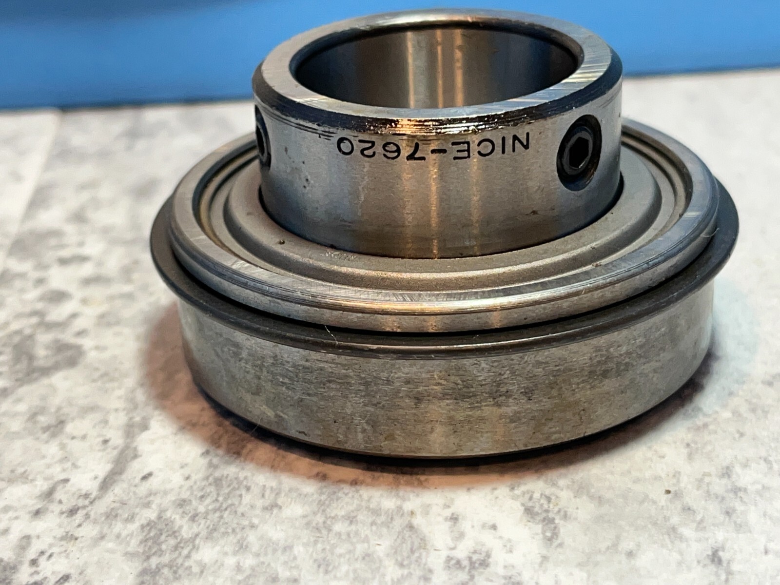 NICE 7620- RADIAL BALL BEARING, WITH SNAP RING- 1.2500″ BORE