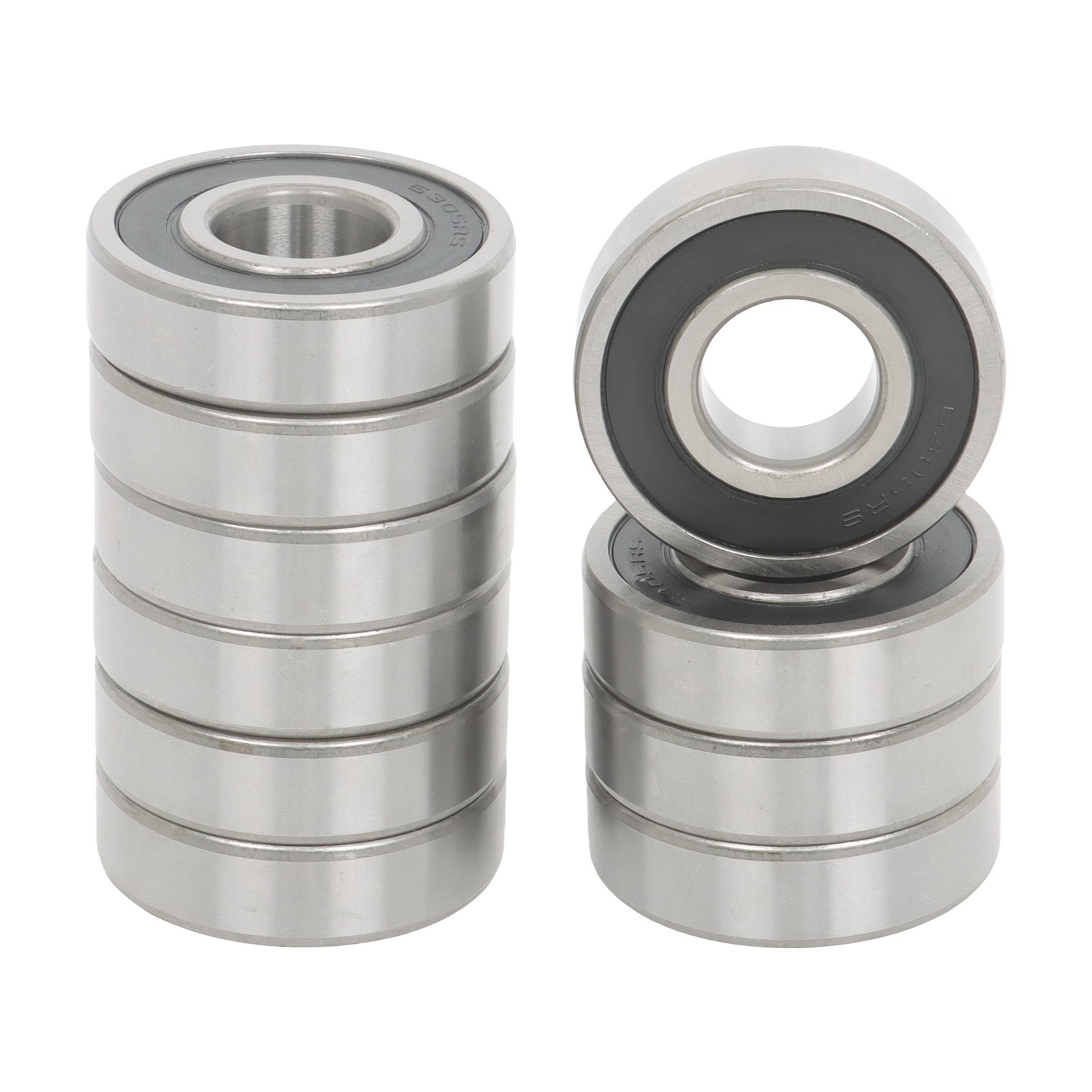 10 Pcs 6305 2RS C3 Bearing 25x62x17mm Premium Quality Double Rubber Sealed