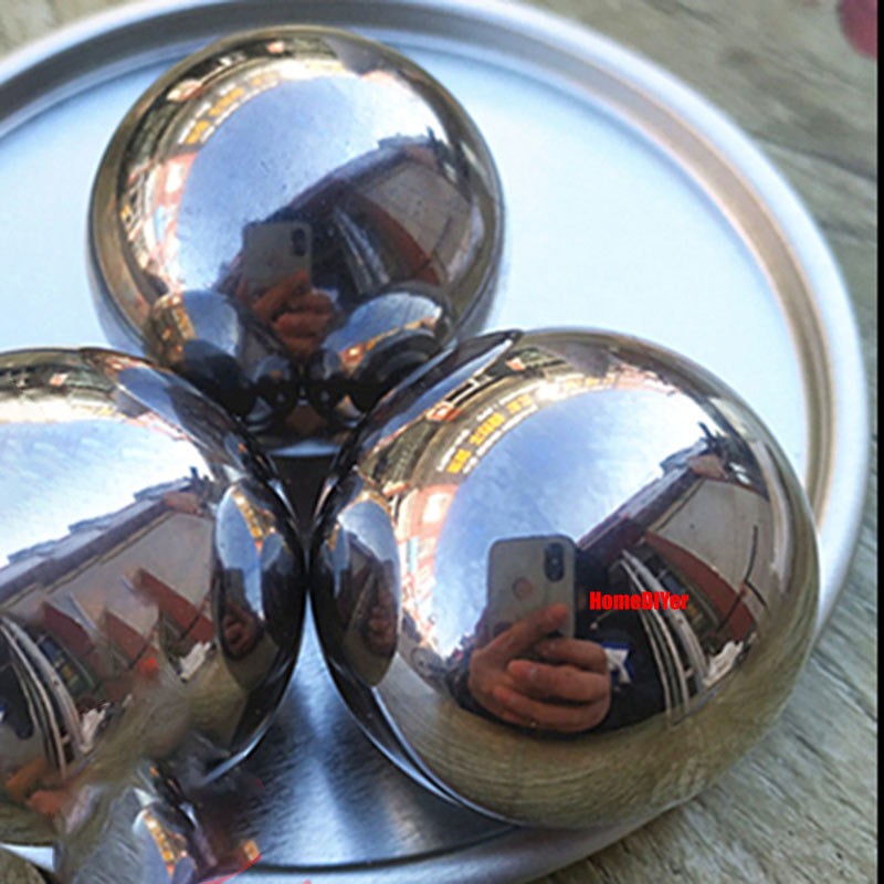 High-Precision 304 Stainless Steel Bearings Balls Solid Metal Ball Dia 1mm-90mm