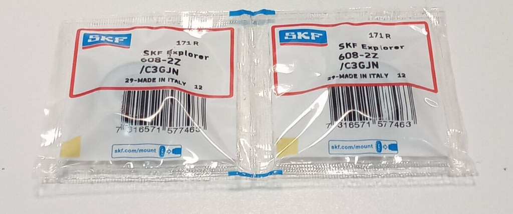 SKF Deep Groove Ball Bearing 8x22x7mm 608-2Z/C3GJN Ball Bearing