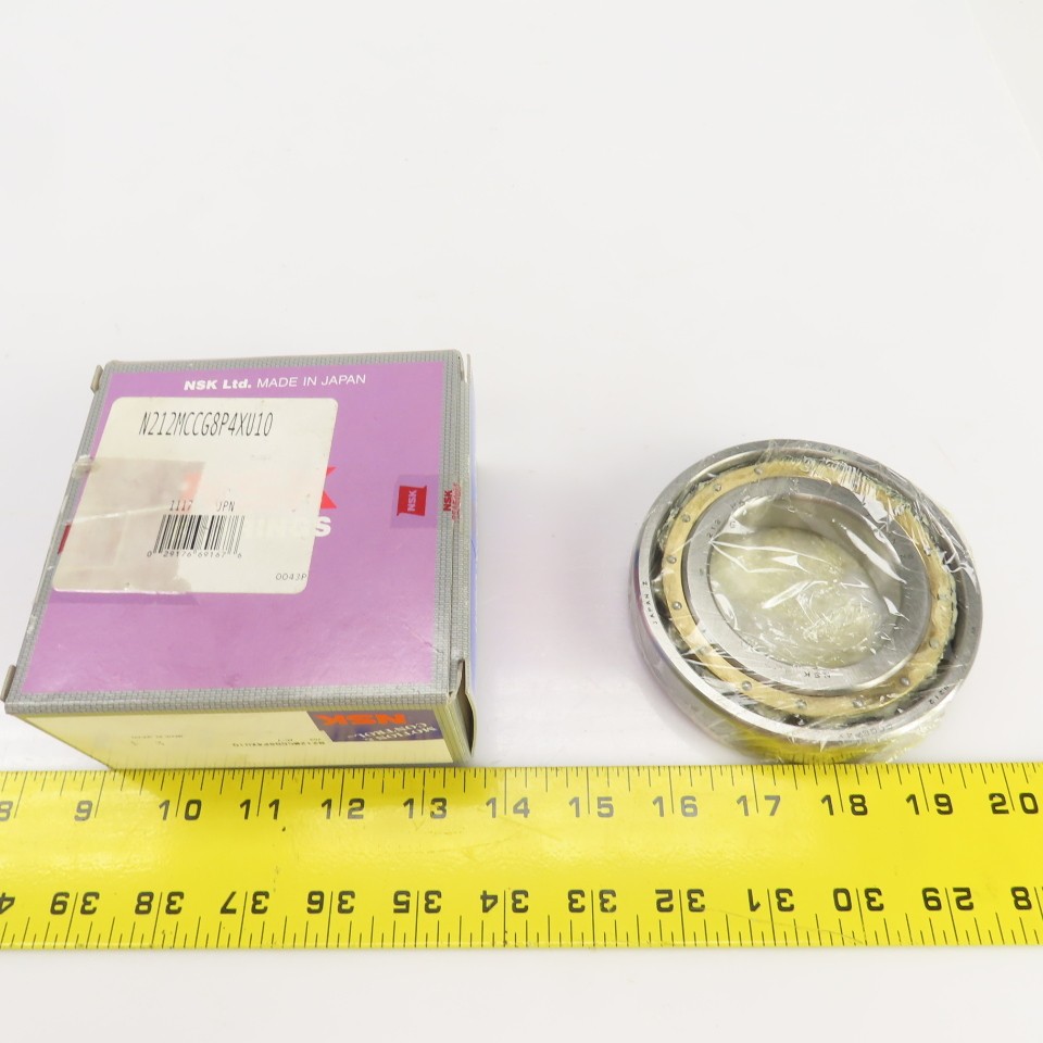 NSK N212M Light Cylindrical Roller Bearing 60mm Bore 110mm OD 22mm Wide
