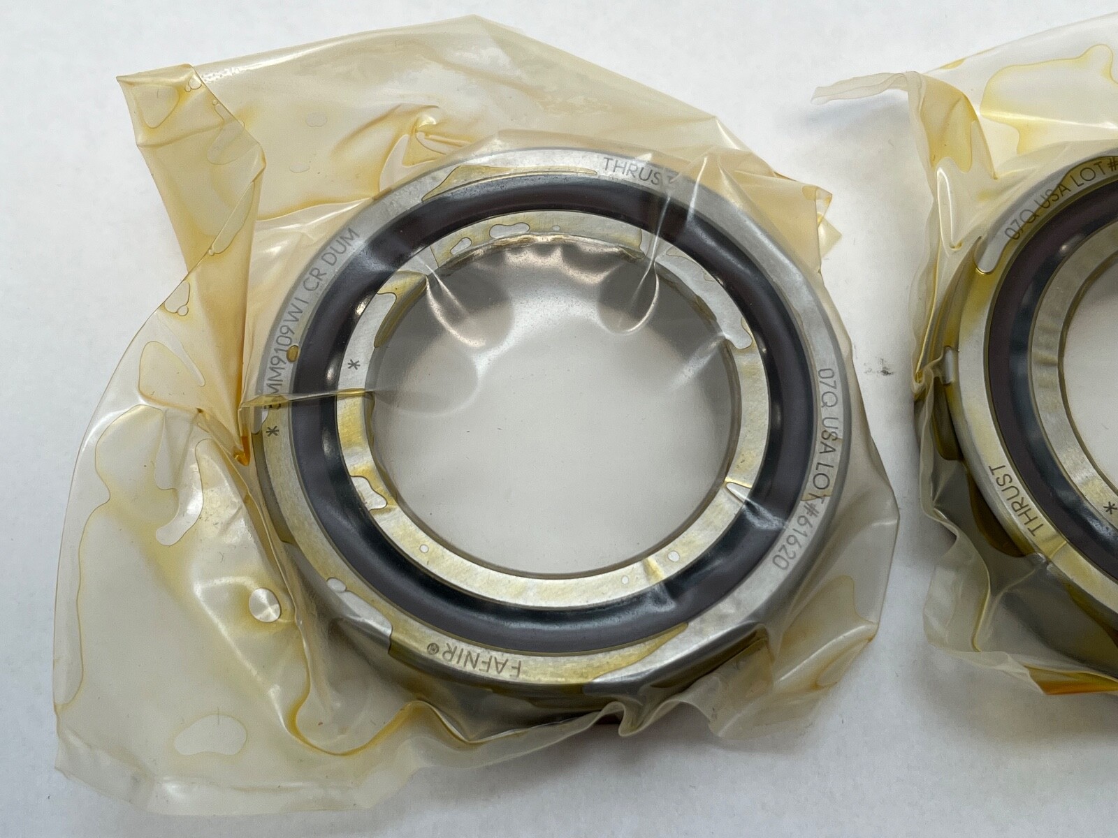 Fafnir 3MM9109WI-DUM Bearing 7009-A 3MM-9109-WI-CR-DUM Timken 45x75x16 mm 2 Pcs