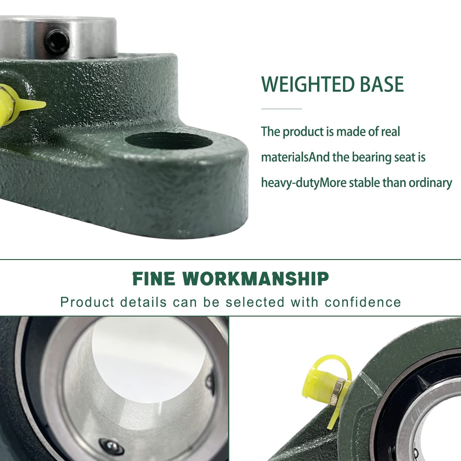 UCFL204-12 Pillow Block Bearing – Pack of 6 Flange Mounted Pillow Block Beari…