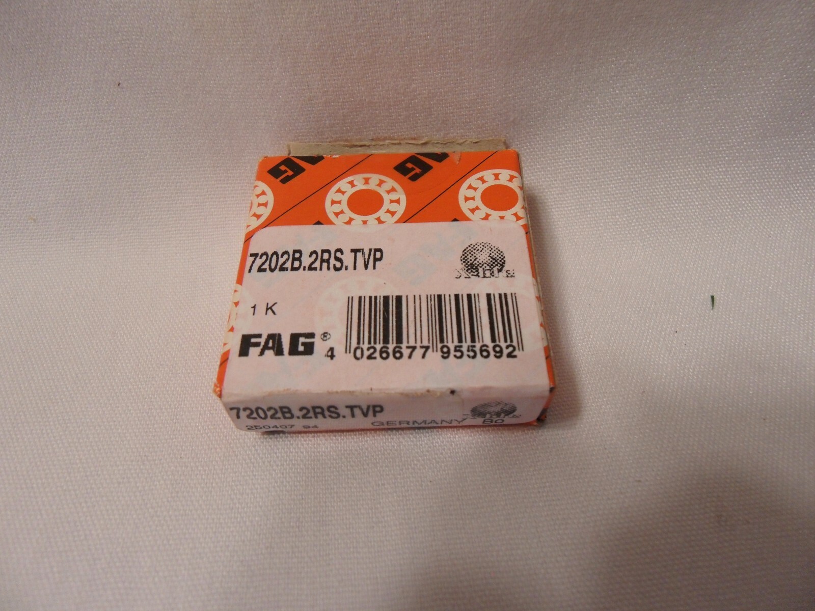 FAG 7202-B-2RS-TVP NEW BALL BEARING
