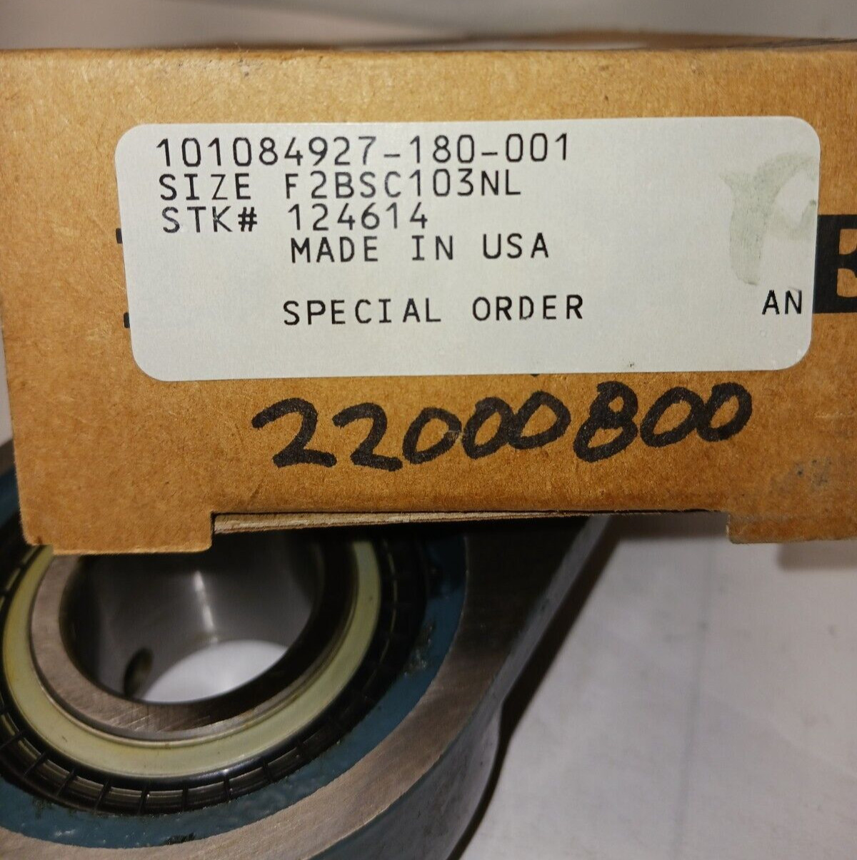 NEW DODGE 2 BOLT FLANGE BLOCK BEARING 1-3/16″ BORE F2B-SC-103-NL