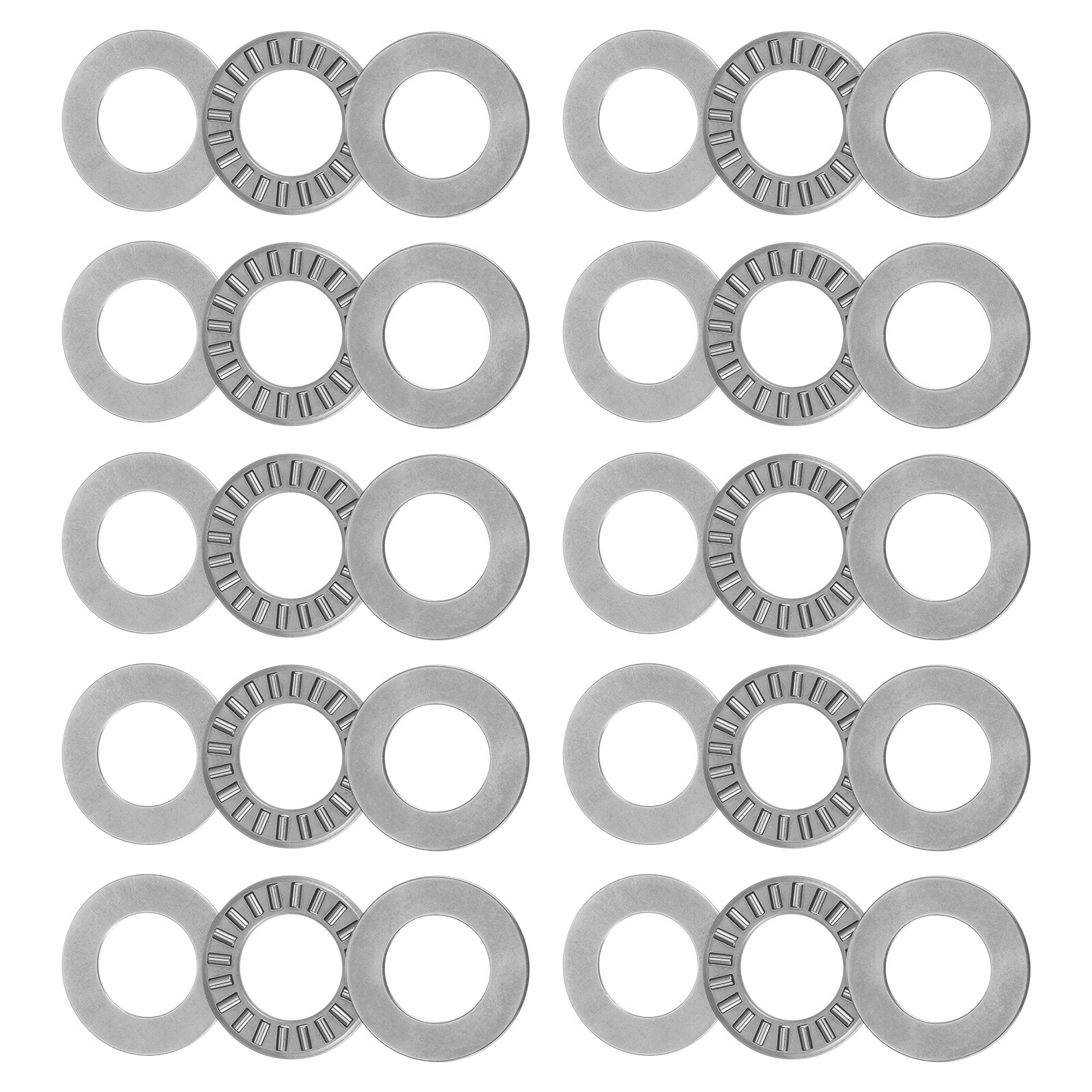 10pcs TC1018 Thrust Needle Roller Bearings with Washers 5/8″x1-1/8″x5/64″
