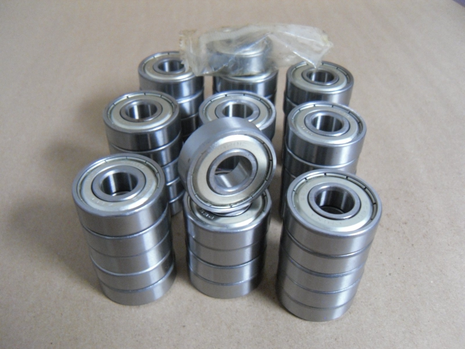 (Lot of 45) 6201-ZZ BALL BEARING 12X32X10