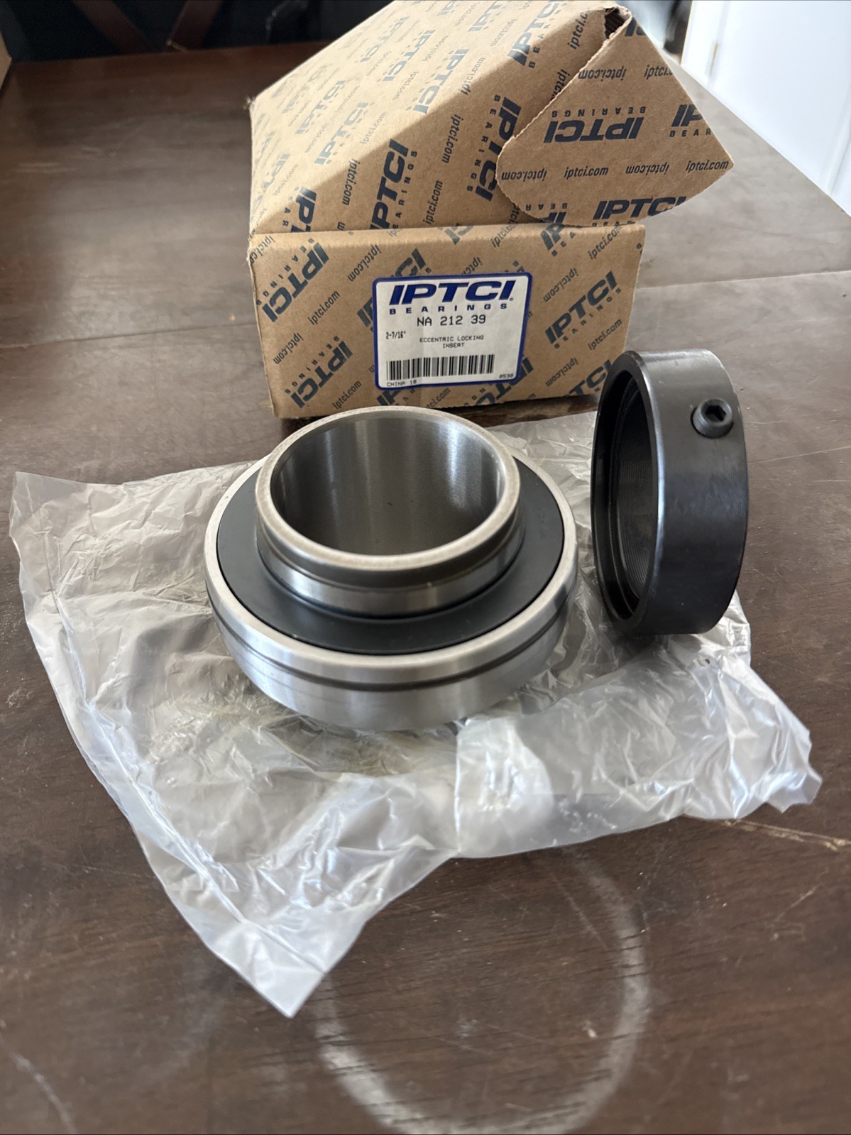IPTCI NA212-39 Insert Bearing With Lock Collar