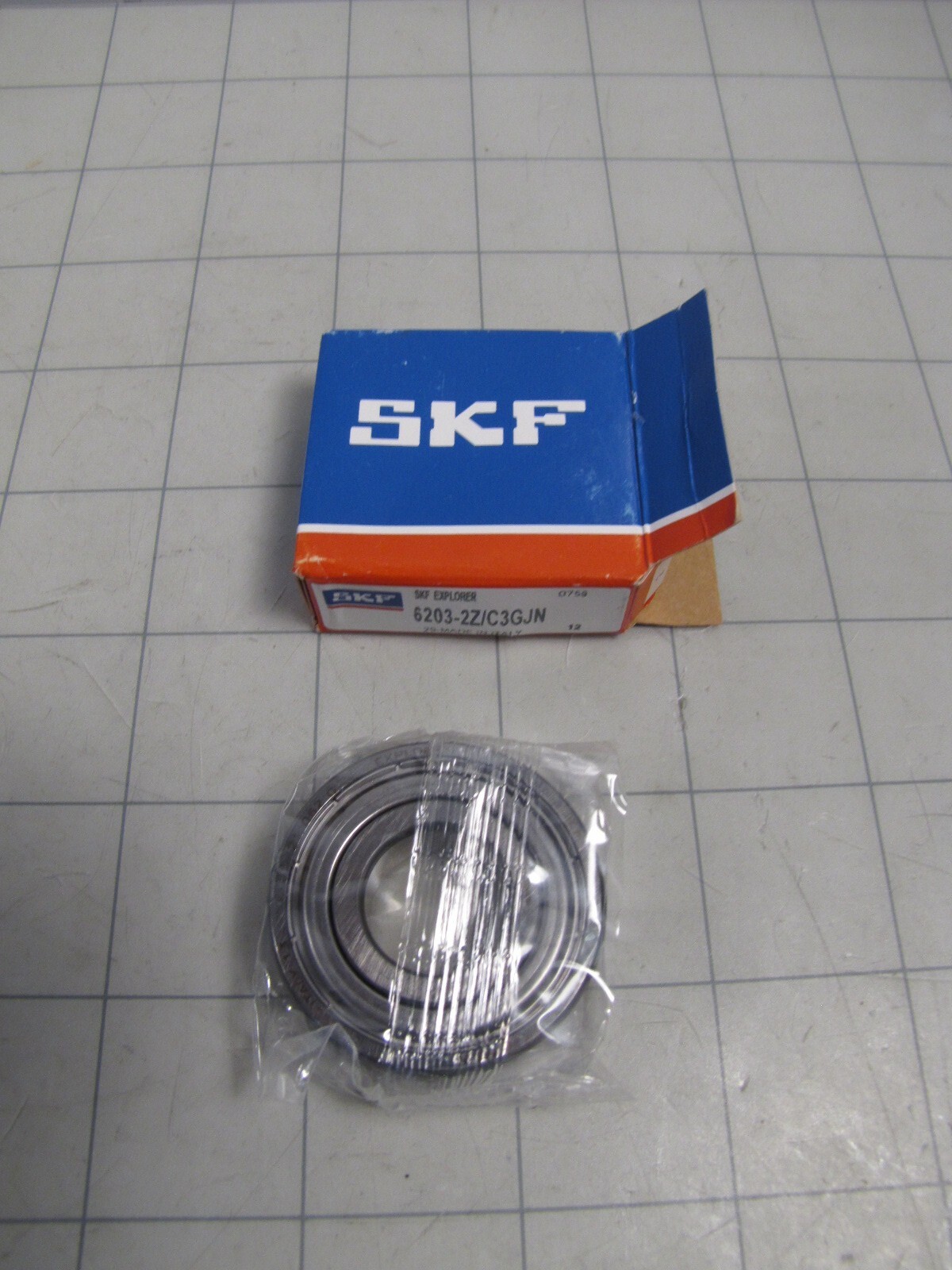 SKF 6203-2Z/C3GJN Radial / Deep Groove Ball Bearing 17x40x12mm NEW