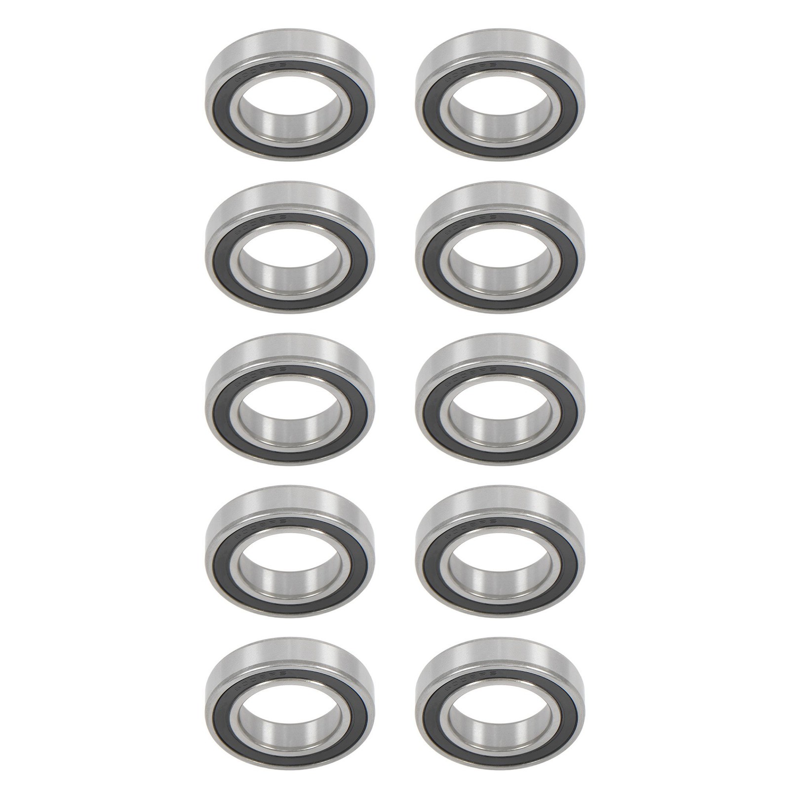 10pcs 6008-2RS Ball Bearings 40x68x15mm Double Rubber Sealed