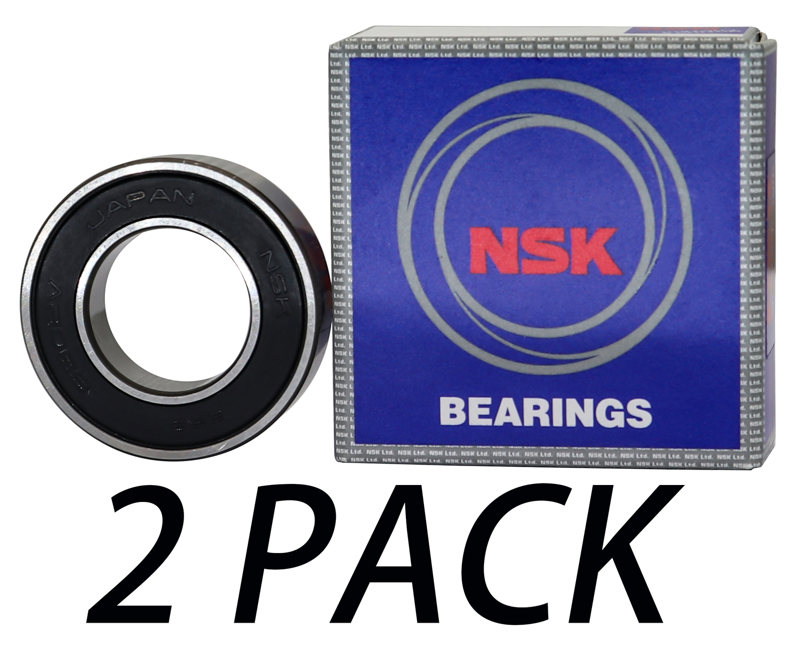2PACK NSK 6902VV 6902-2RS 15X28X7MM Double Rubber Sealed Bearings MADE IN JAPAN