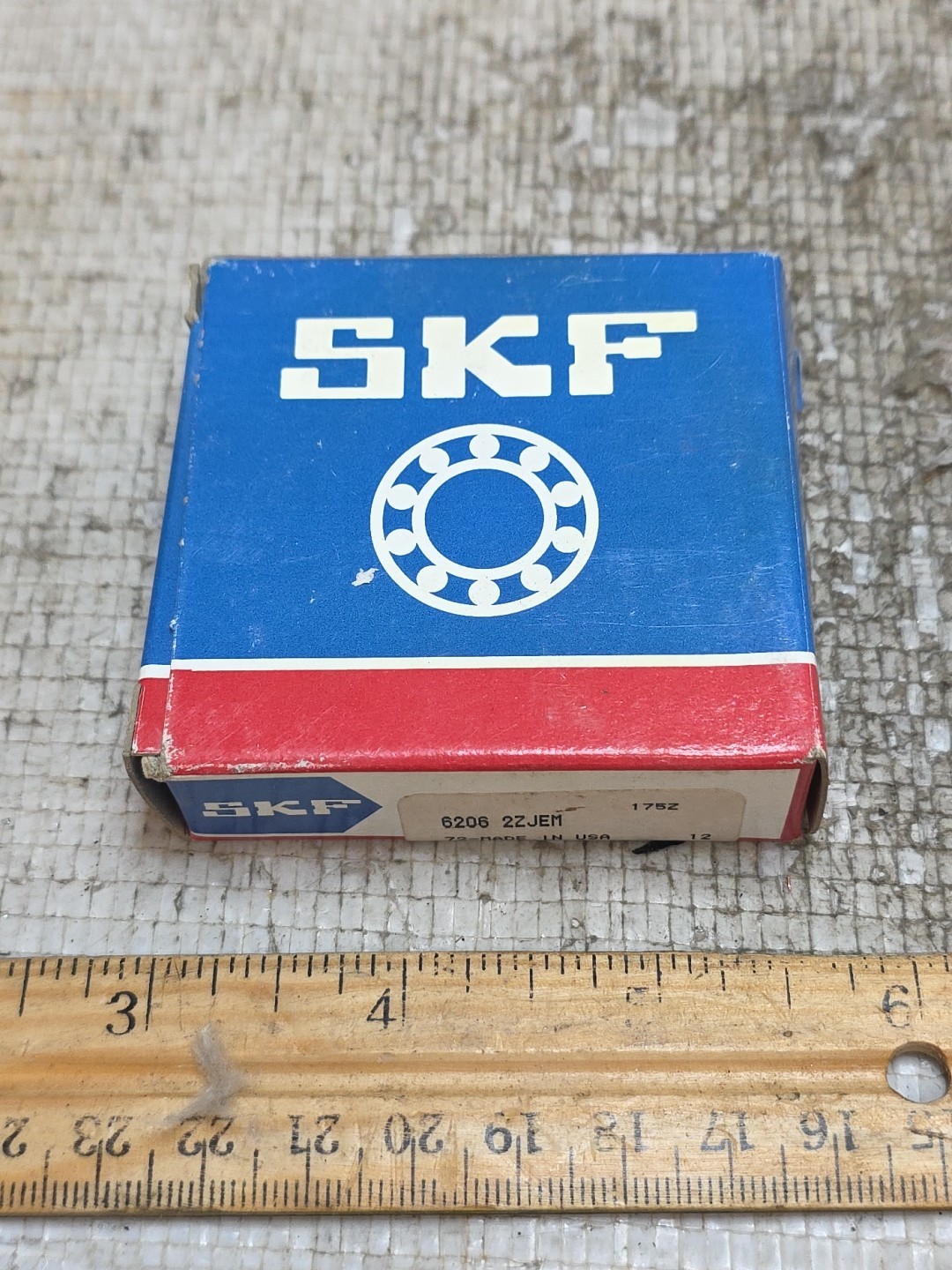 SKF 6206 2ZJEM Deep Groove Ball Bearing – New Old Stock