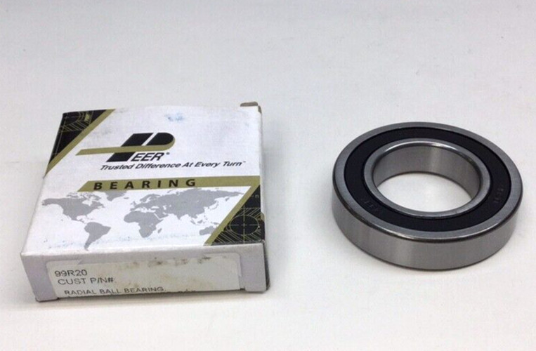 Peer 99R20 Ball Bearing Deep Groove 1.2500in ID X 2.2500in OD X 0.5000in W