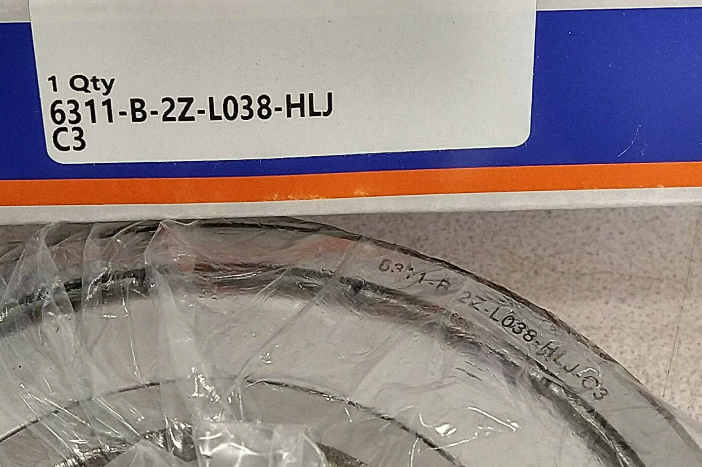 1 NEW KBC 6311-B-2Z-L038-HLJ C3 STEEL SHIELDED BALL BEARING NIB ***MAKE OFFER***