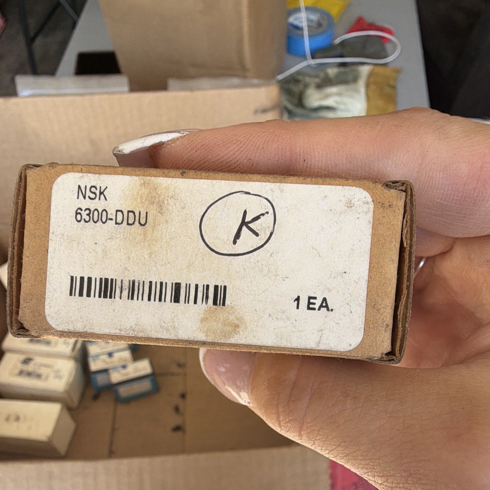 NSK 6300-DDU Steel Ball Bearing 10mm Bore x 35mm OD x 11mm Width