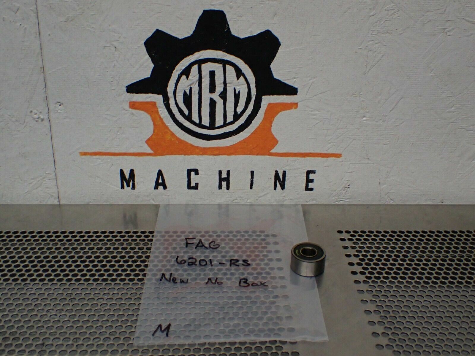 FAG 6201-RS Bearing 1/2″ ID New No Box See All Pictures