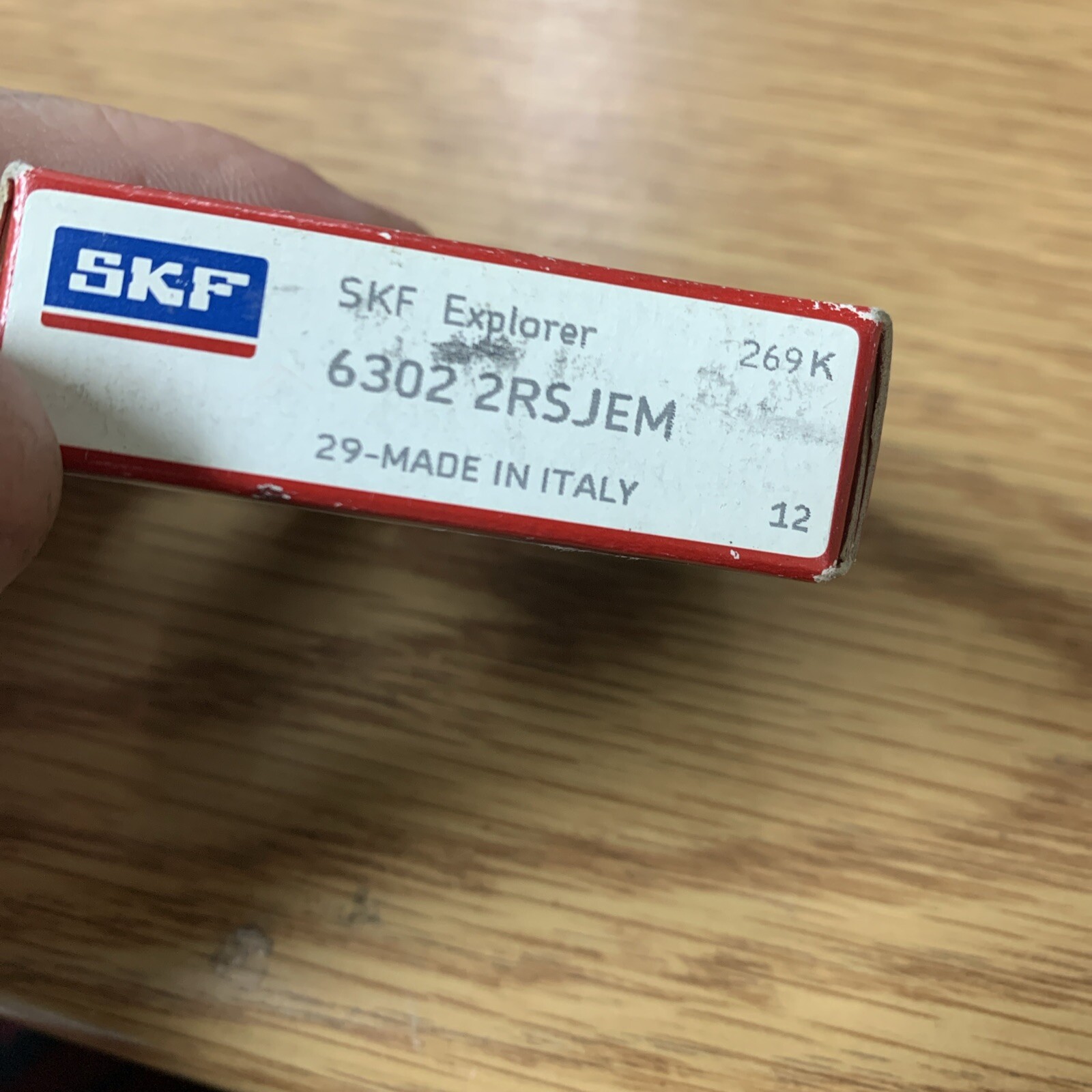 SKF 6302 2RSJEM Radial Deep Groove Ball Bearing See Pics