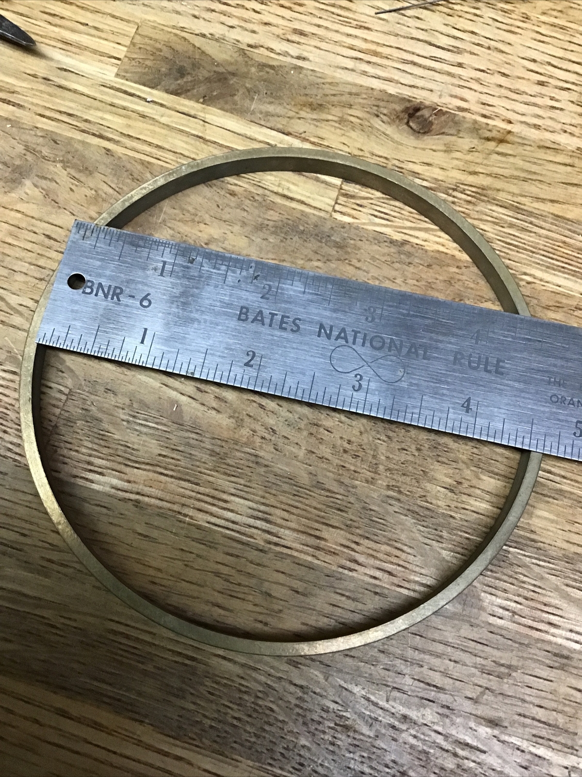 Bronze Bushing 4.5″ID x 4-3/4″ OD x 1/4″ Long New Old Stock