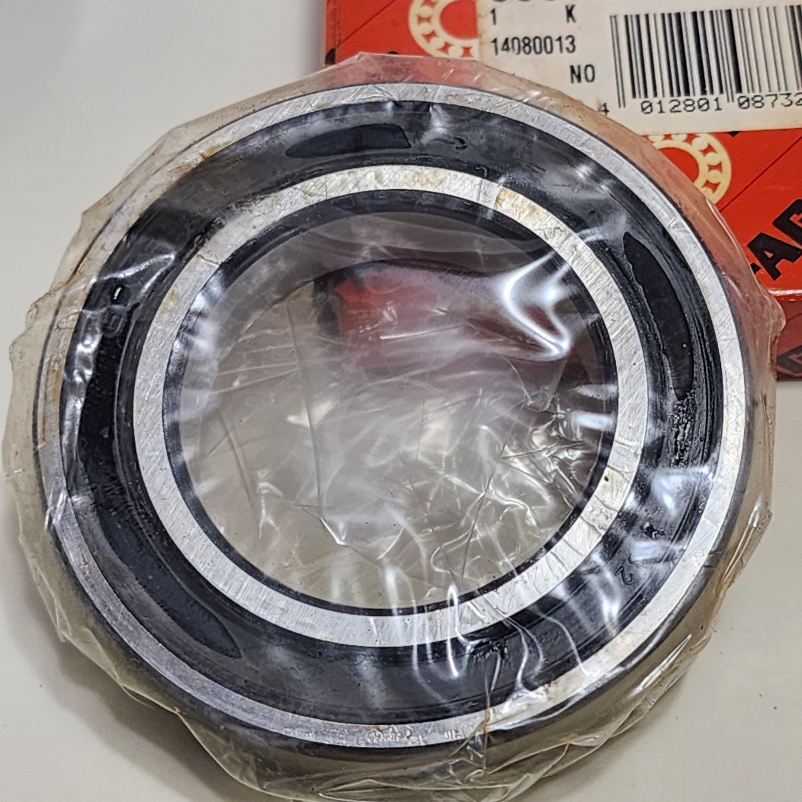 2pcs) 6008 2RS C3 / 6008 2RSR C3 FAG Radial/Deep Groove Ball Bearing 40x68x15mm