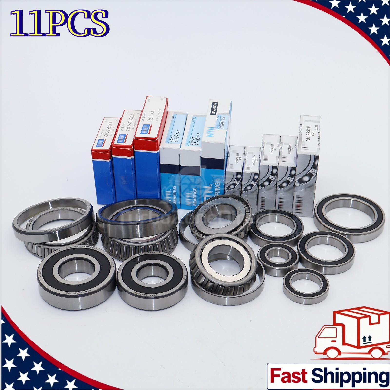 Set of Transmission Bearings For C-max, Fusion, Lincoln Hybrid HF35 NEW