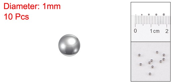10pcs 1mm 440C Stainless Steel Bearing Balls G25 Precision
