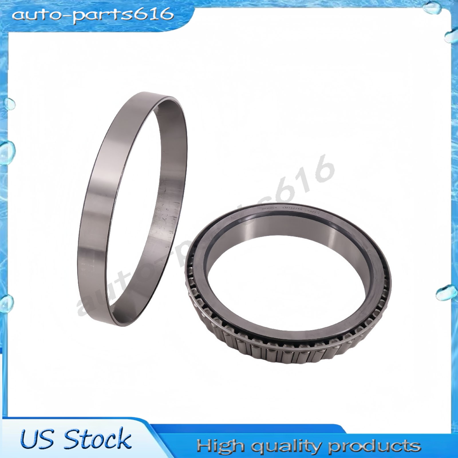 New Tapered Bearing Set Cup and Cone LM742749 LM742710 For Wheel Hub New