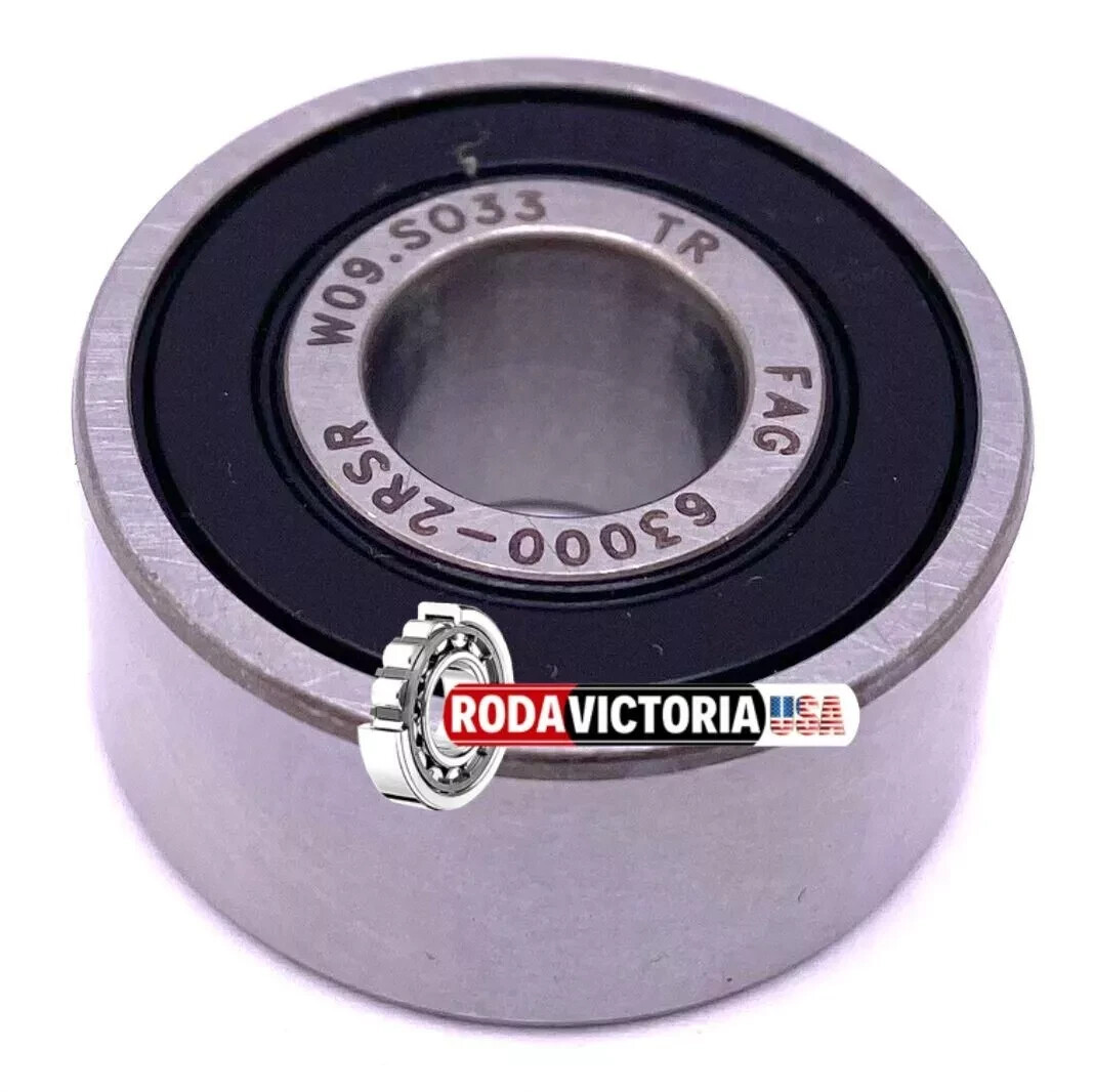 FAG 63000 2RSR (No Original Box) Ball Bearing, Rubber Sealed 10x26x12 mm