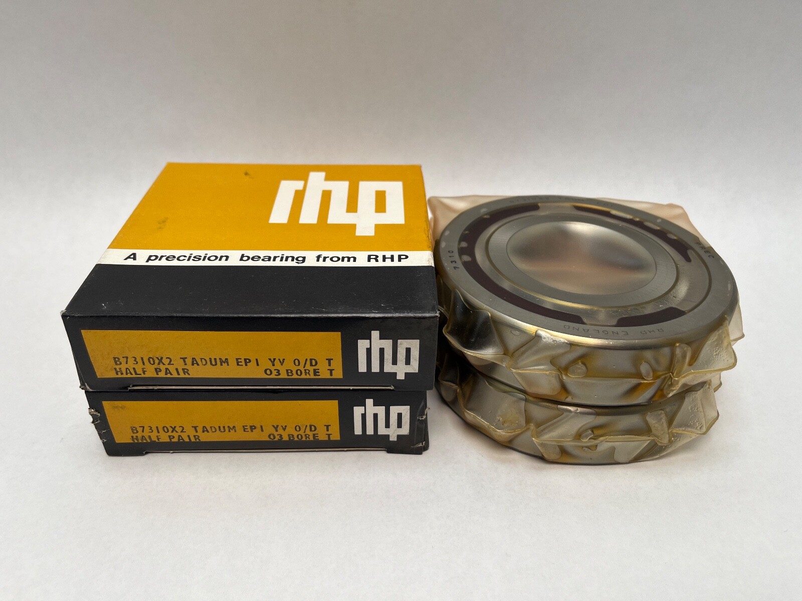 RHP 7310CTDUM Bearing 7310-C-T-DUM-P0 B7310X2TADUMEP1 50x110x27 mm 2 Pcs