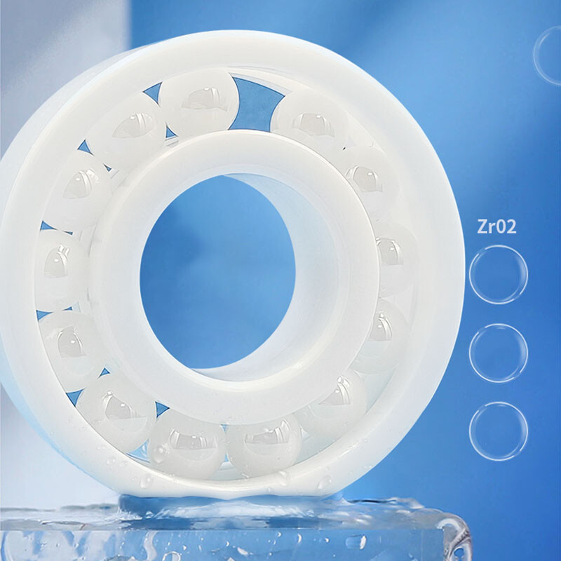ZrO2 Zirconium Oxide Full Ball Ceramic Bearings Large Model 6210 6211 6212