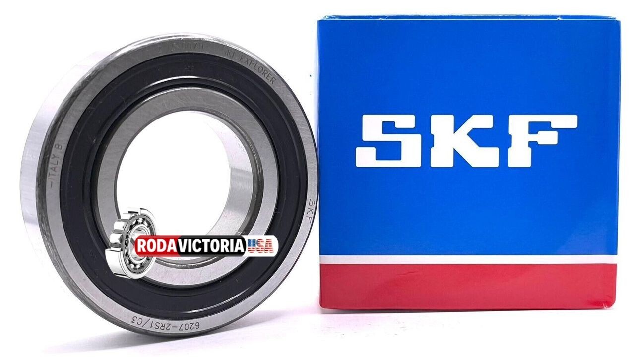 SKF 6306 2RS DEEP GROOVE BALL BEARING, RUBBER SEALED 30x72x19 mm