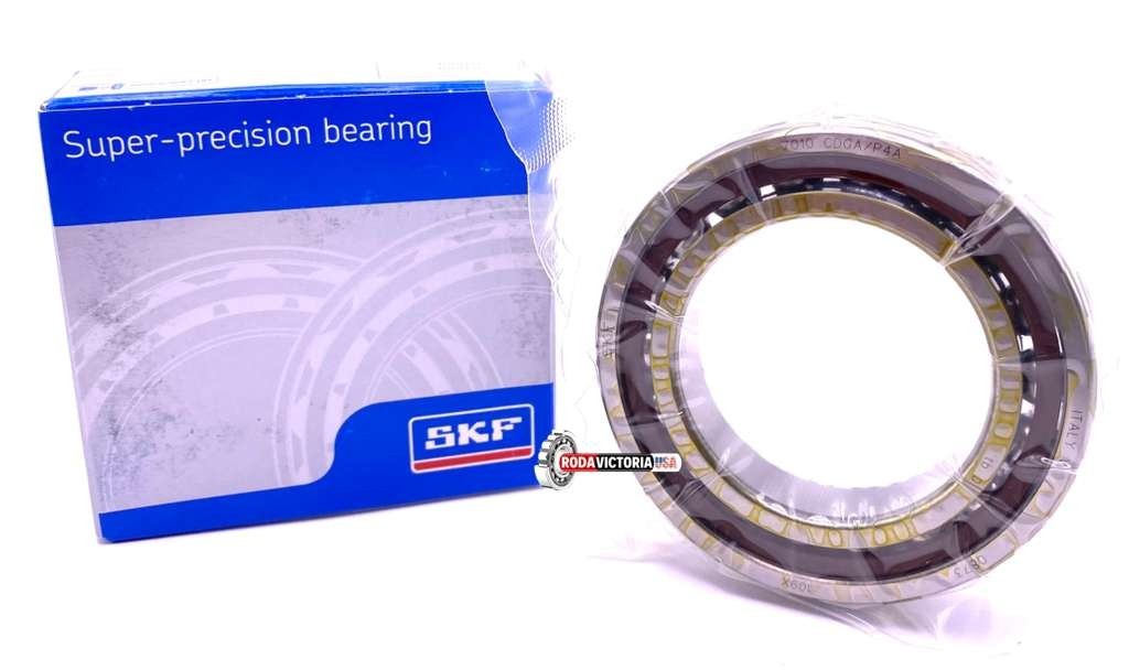 SKF 7010 CDGA P4A Single Row Angular Contact Ball Bearing 50x80x16 mm
