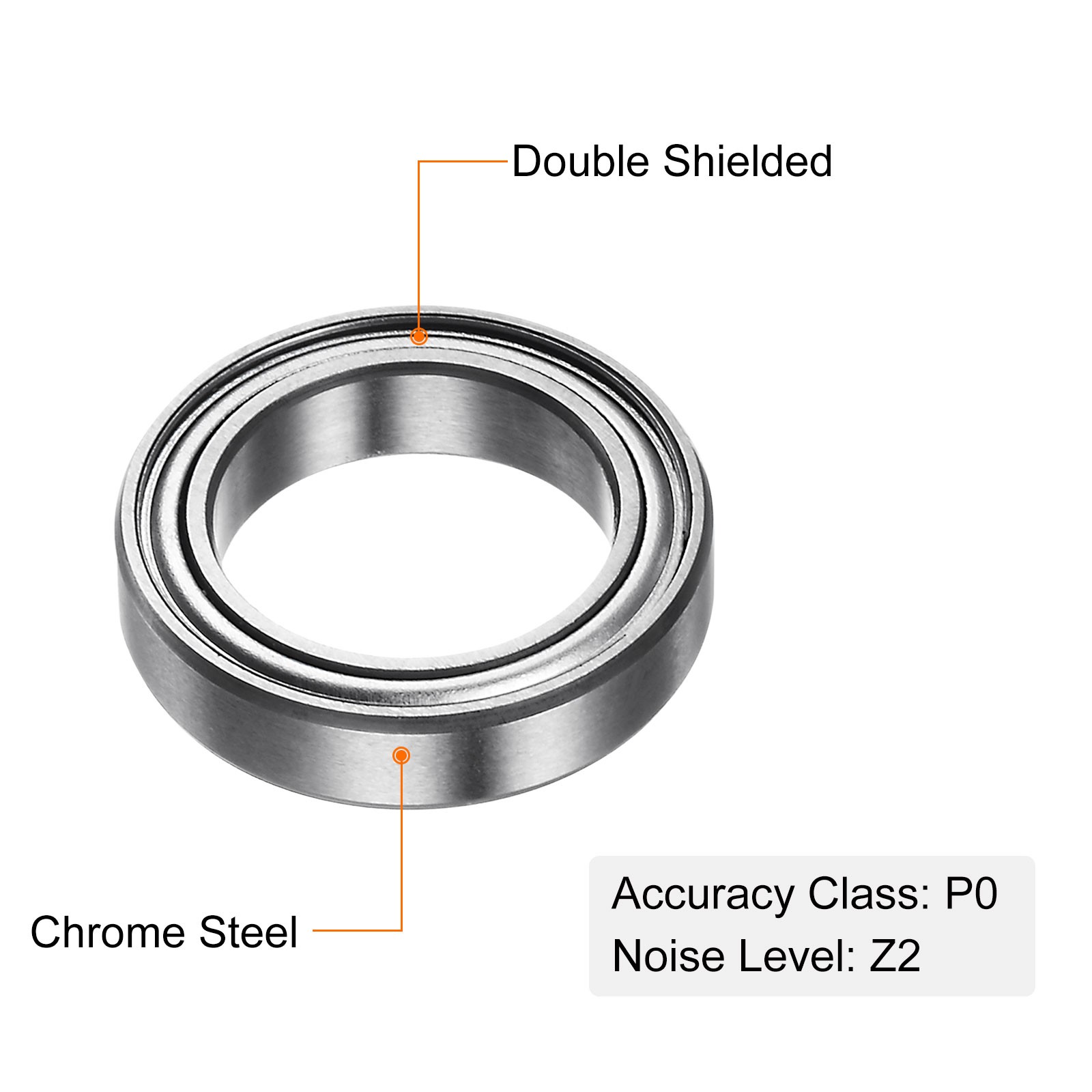10pcs 6701ZZ Deep Groove Ball Bearings Chrome Steel Bearing 12mm x 18mm x 4mm
