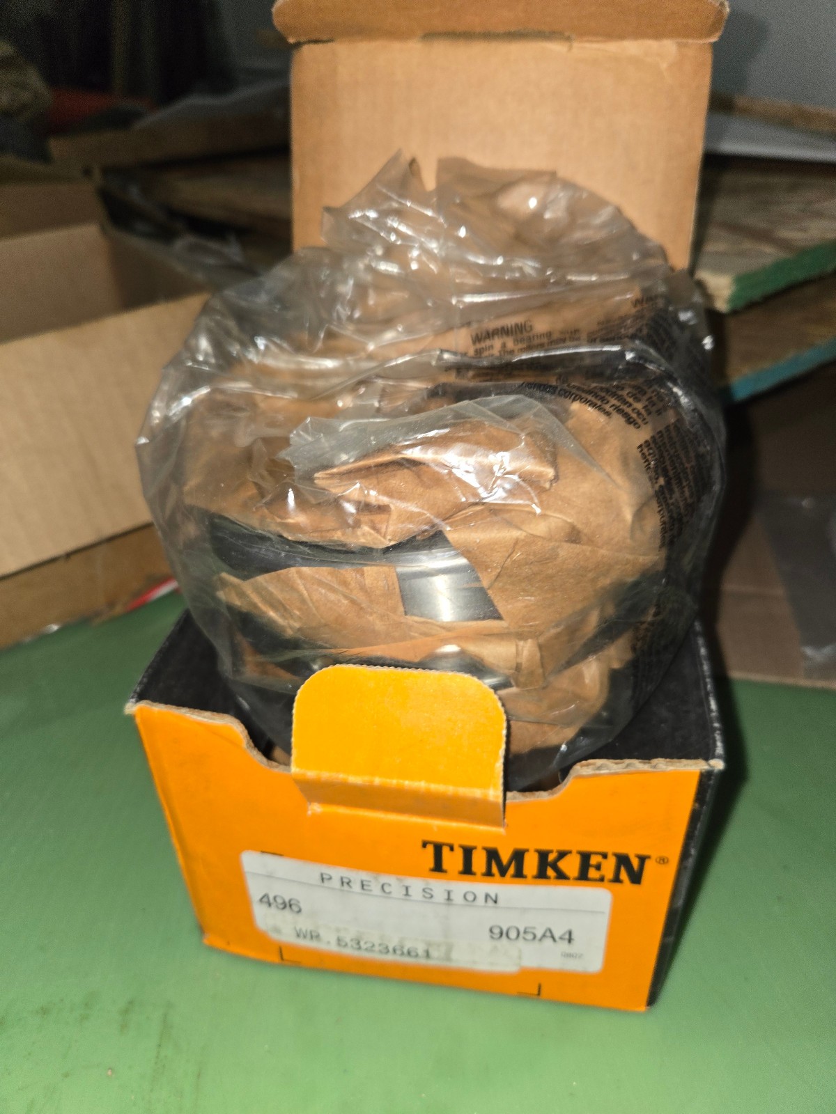 Timken 496-905A4 Taper Roller Bearing Cone&Cup Assembly 3-3/16″ ID 5-3/8″OD USA