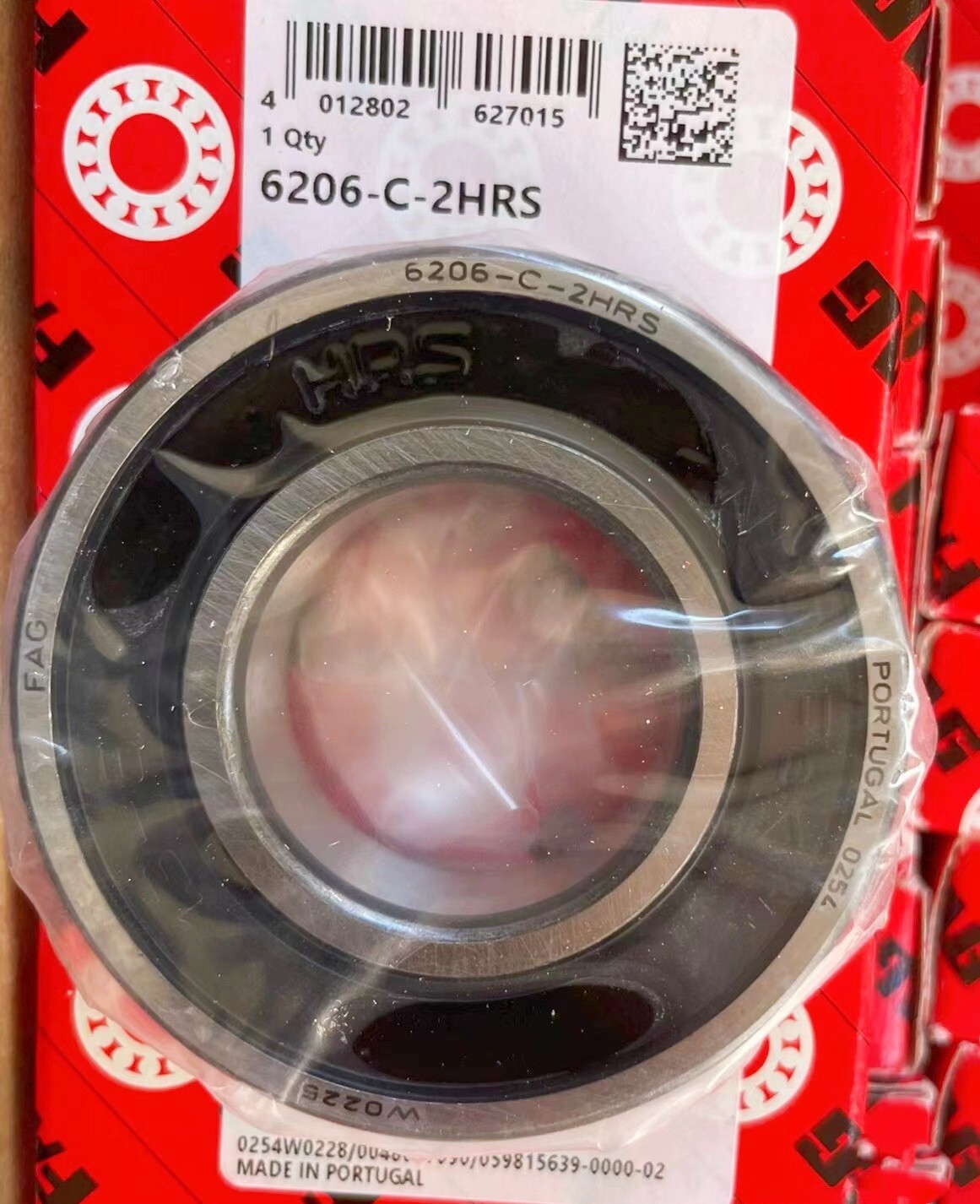 NEW FAG 6206-C-2HRS Deep Groove Ball Bearing 1PCS #KV