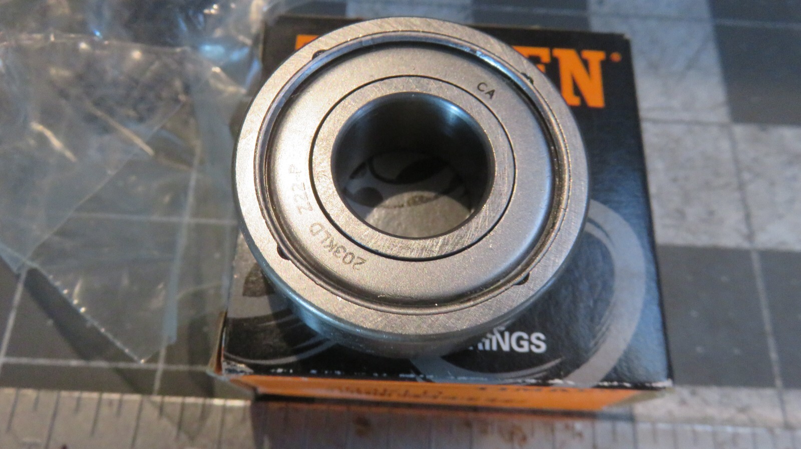 TIMKEN 203KLDZ22P Single Row Deep Groove Ball Bearing 17mm ID 40mm OD 14.3 Wide