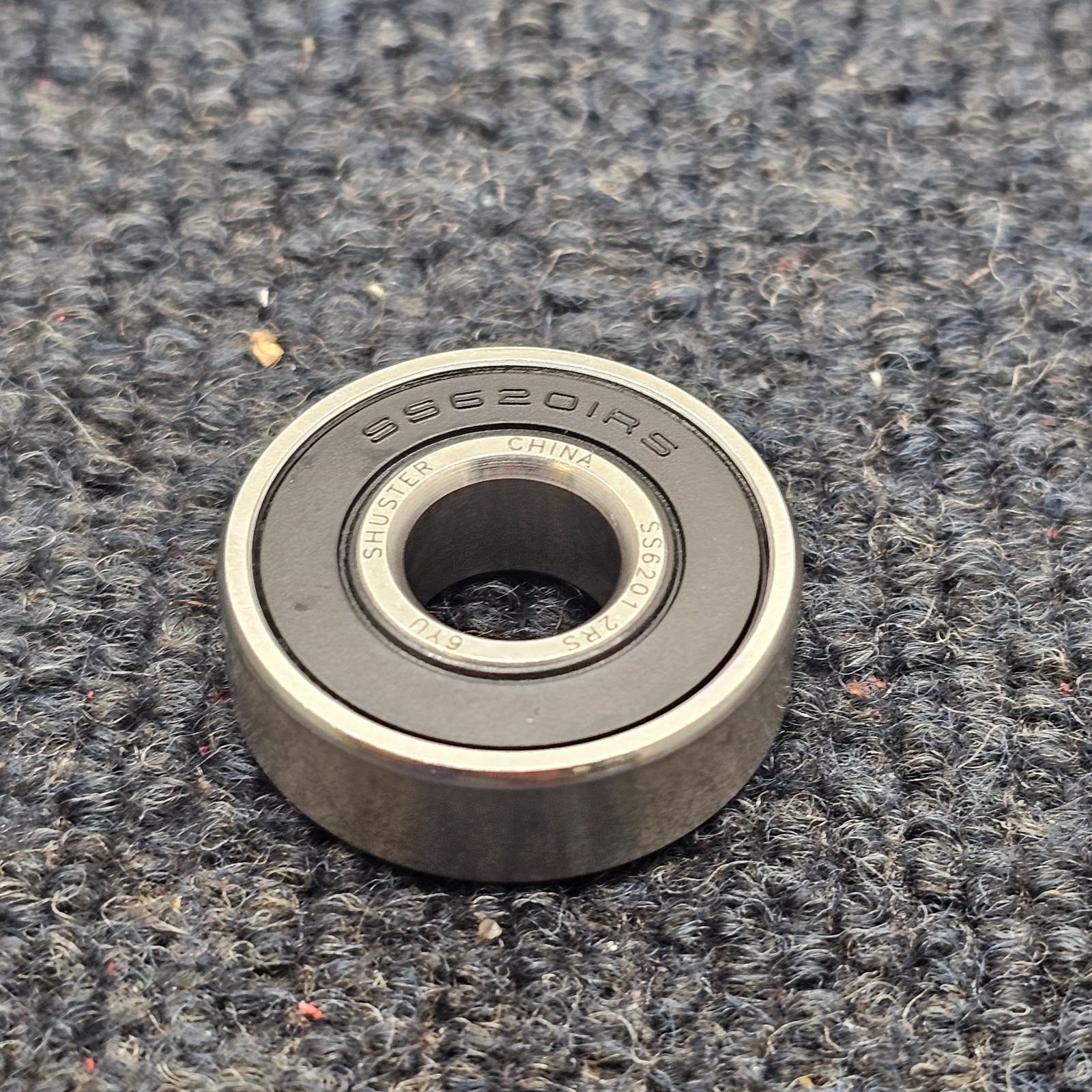 SHUSTER SS6201 2RS RUBBER SEALED BEARING 12 mm ID, 32 mm OD, 10 mm Width