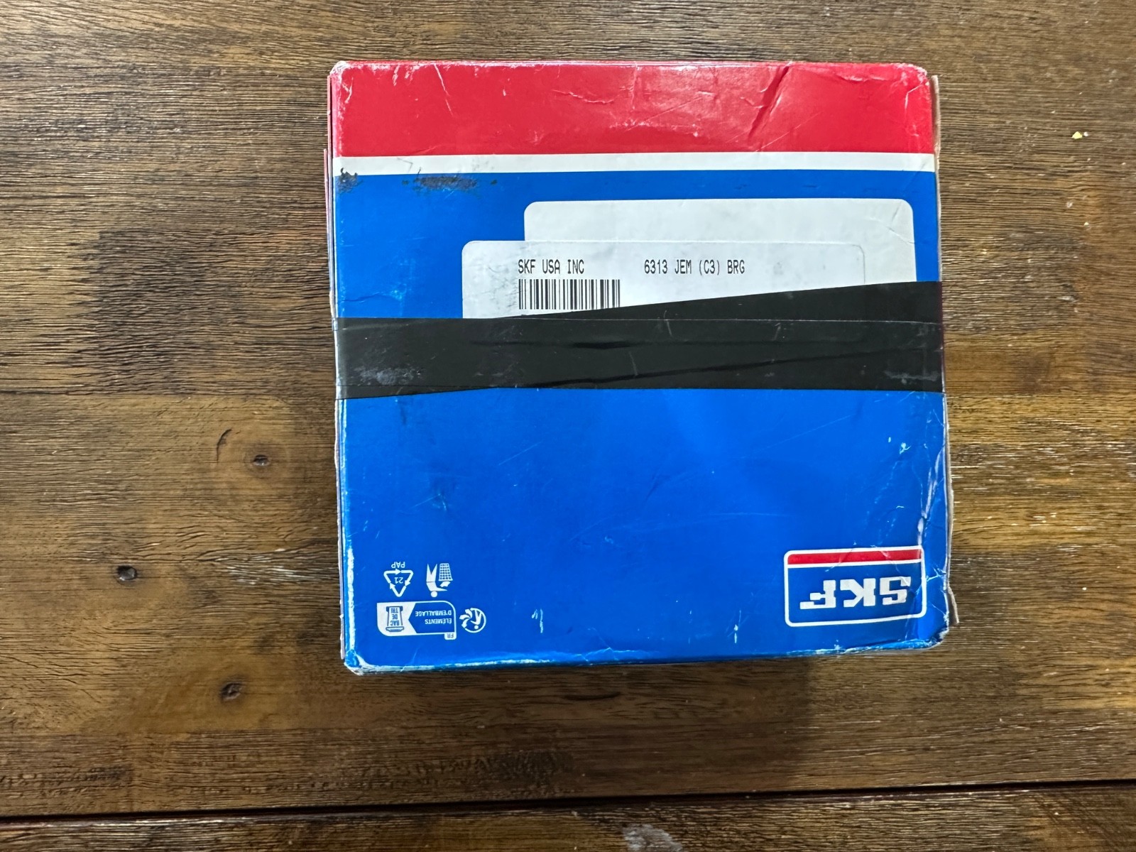 SKF 6313 JEM Single row deep groove ball bearing. Selling as a pair one box is s