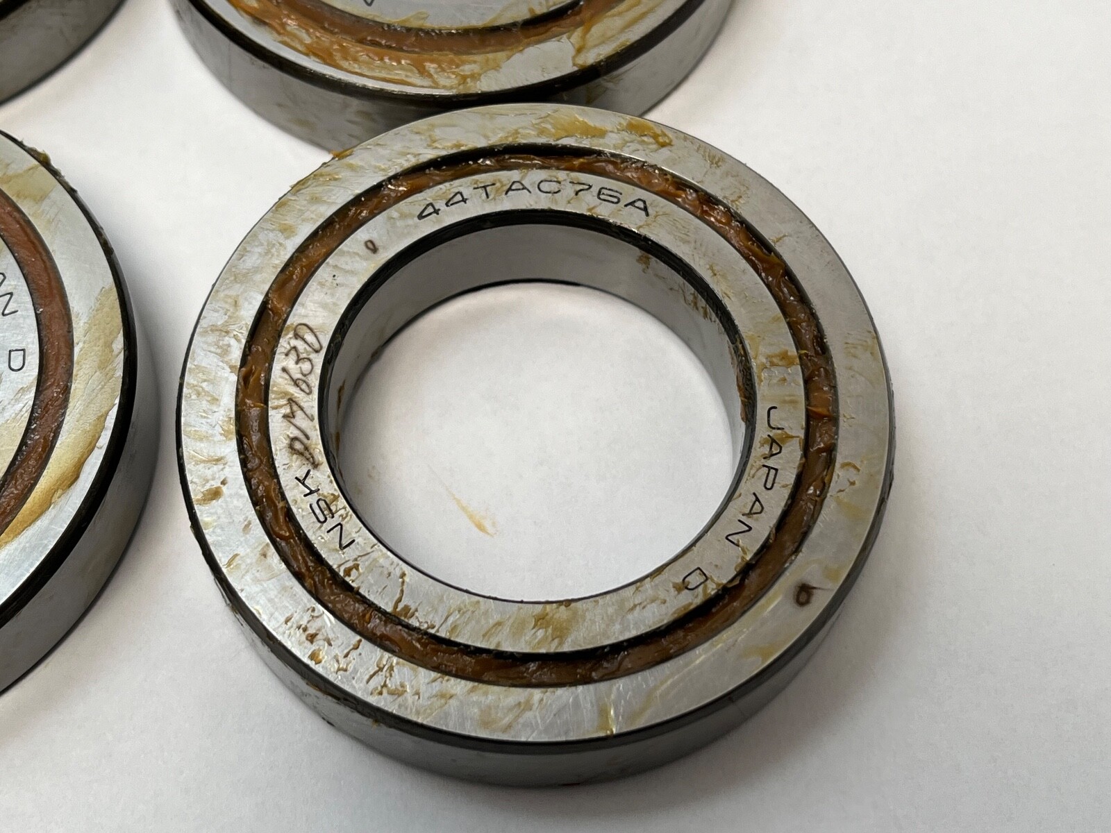 NSK 44TAC76ADFF Bearing 1-3/4x3x2-1/2″ 44TAC76-A-DFF Japan 4 Pcs
