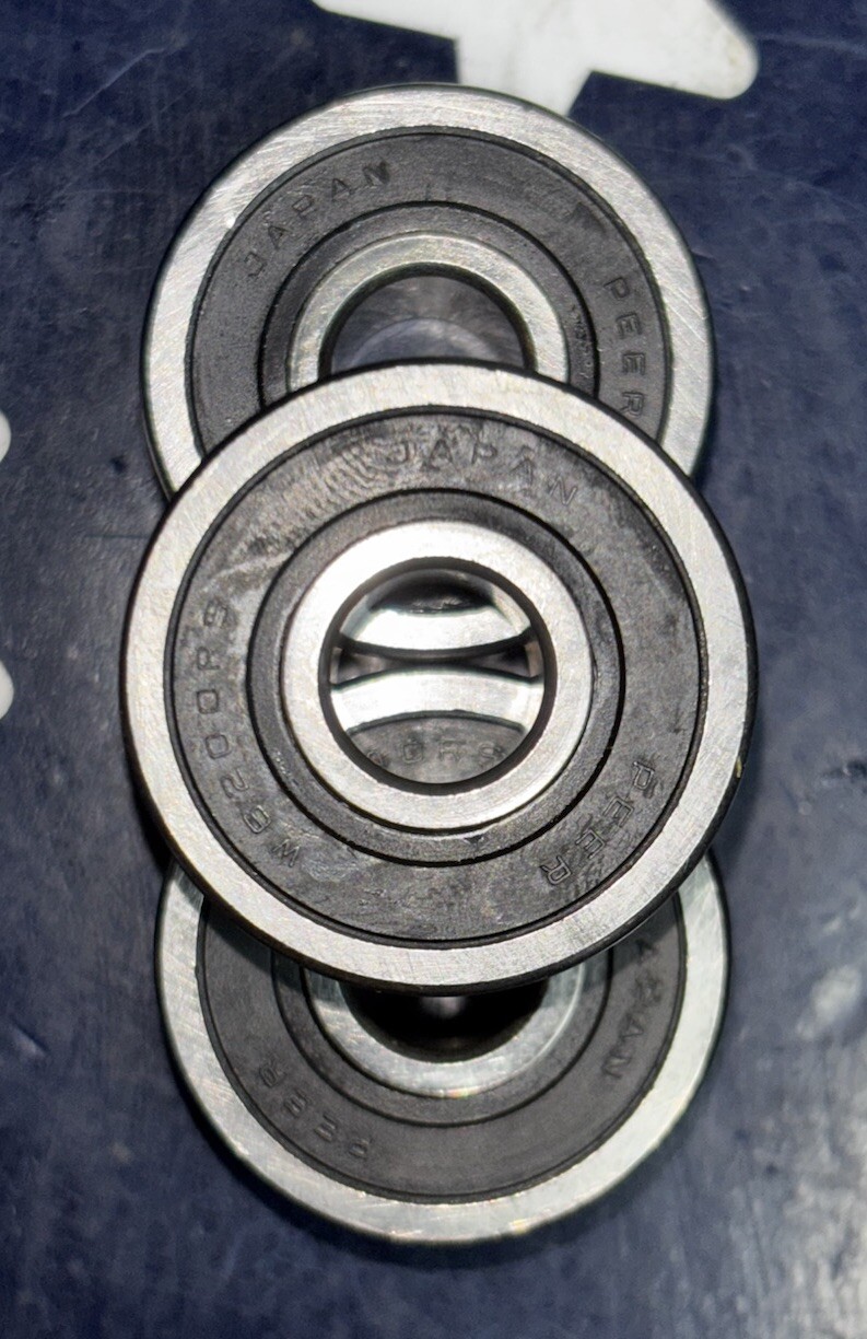 3X PEER W6200RS Precision Sealed Ball Bearing 10mm X 30mm X 14mm W62002RSUL15