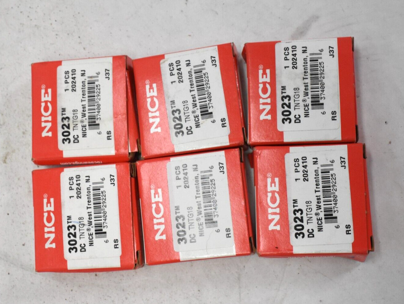 Lot of 6 Nice RBC Bearing 3023DCTNTG18 Radial/Deep Groove Ball Bearings