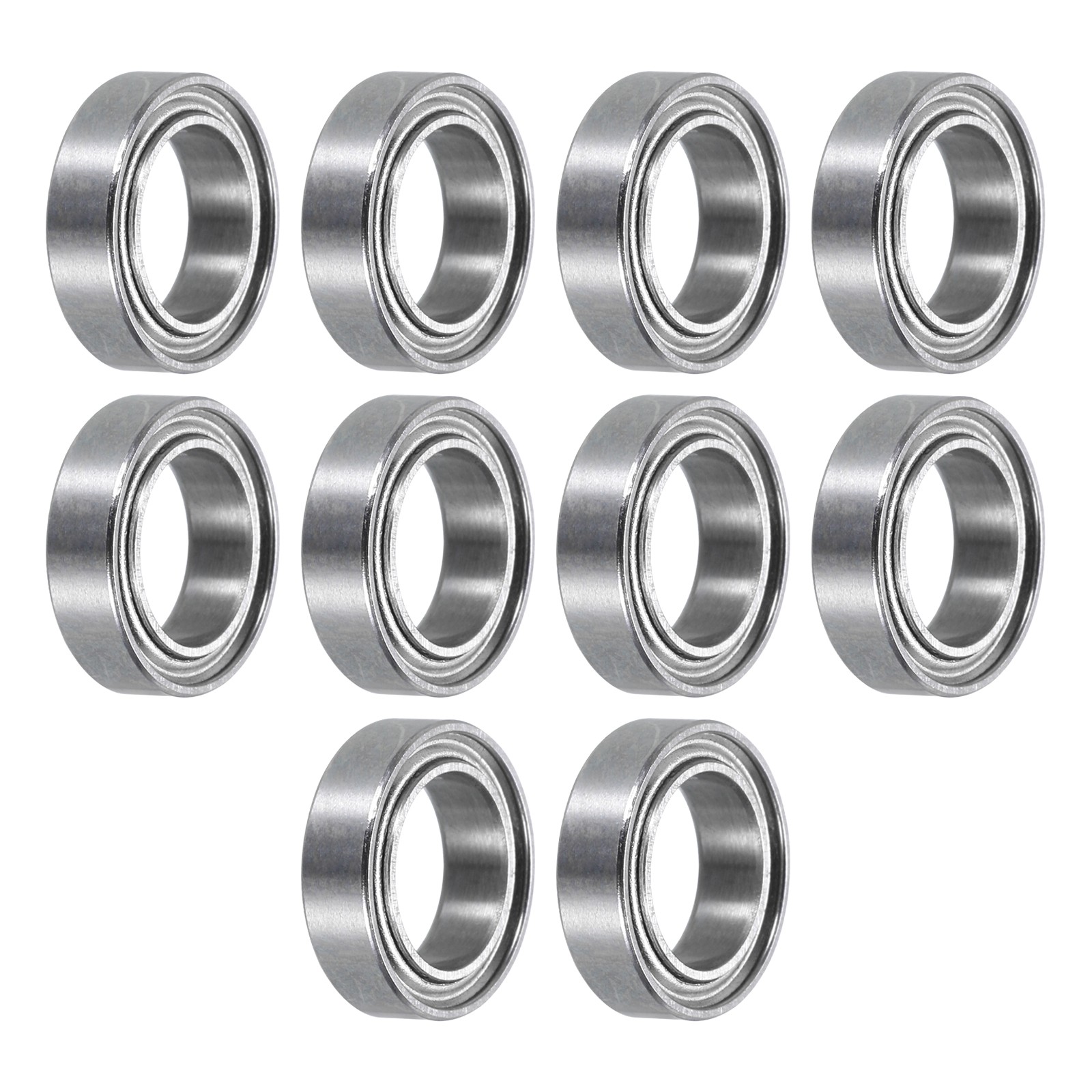 10pcs MR117ZZ Miniature Ball Bearings 7x11x3mm Double Shielded Bearings