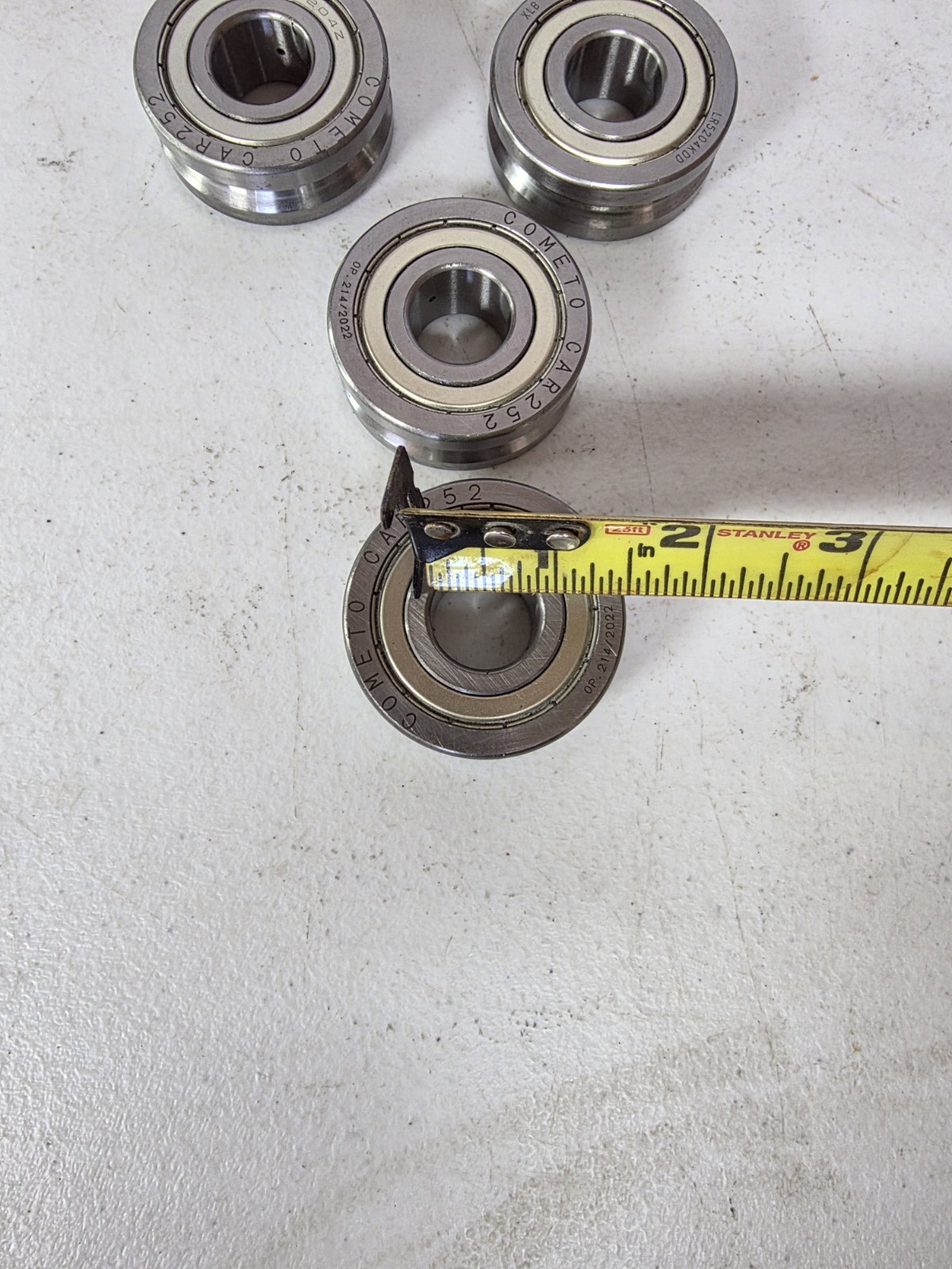 COMET CAR252 Steel Ball Bearings Lot of 3/4″ ID x 2″ OD x 3/4″ W
