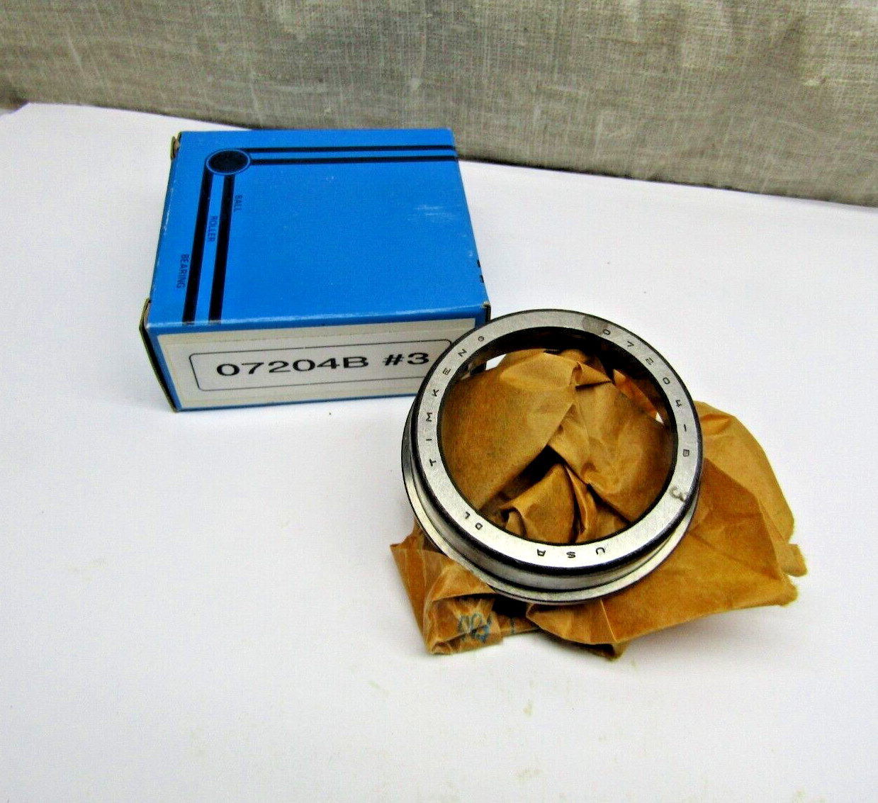 Timken 07204B -30000 *3 Class 3 Precision Flange Taper Roller Bearing Cup USA