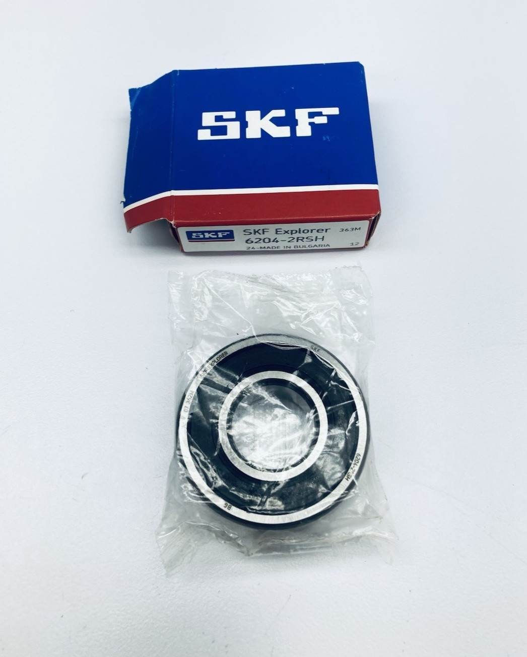 Lot Of 2 SKF 6204-2RSH Double Rubber Seal Ball Bearing 20mmID 47mmOD 14mmW