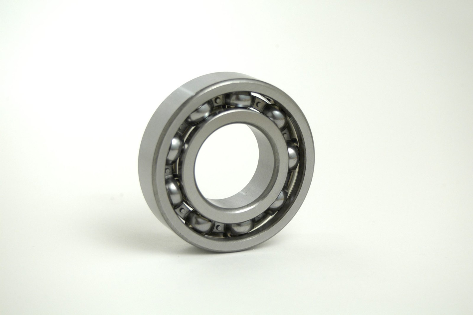 R14 Single Row Ball Bearing, 0.875 in Bore, 1.875 in OD, 0.375 in Wide