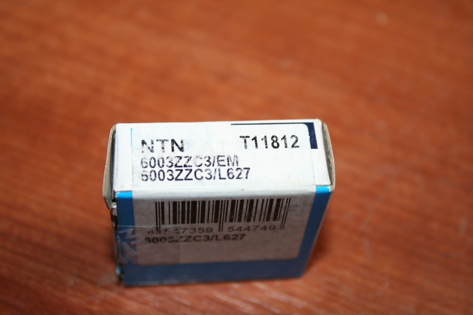 NTN 6003ZZC3/EM 6003ZZC3/L627 T11812 Ball Bearing ID: 17mm OD: 35mm width: 10mm