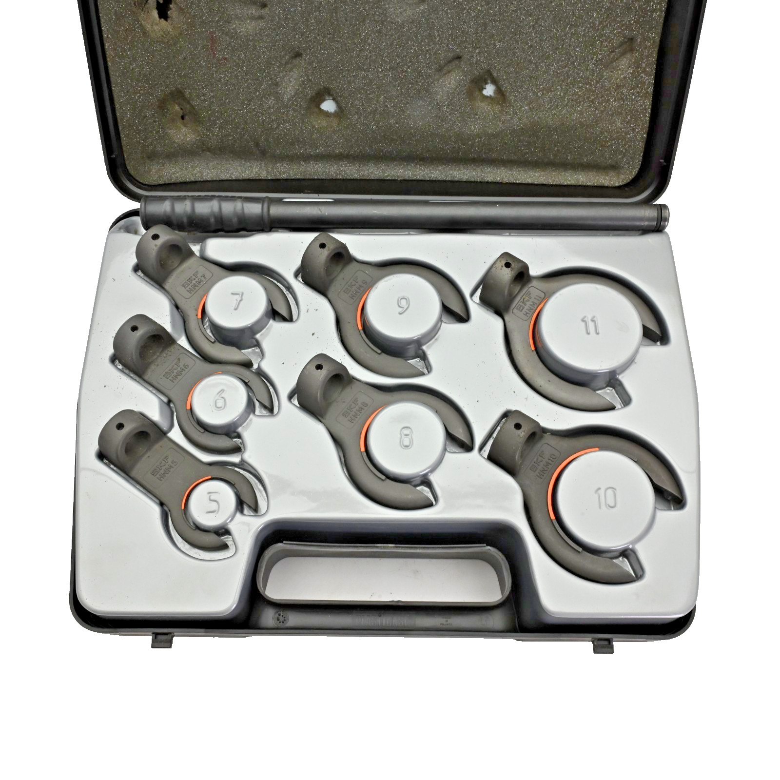 SKF TMHN 7 Lock Nut Spanner Set Bearing Lock Nut Wrench Kit w/ Case