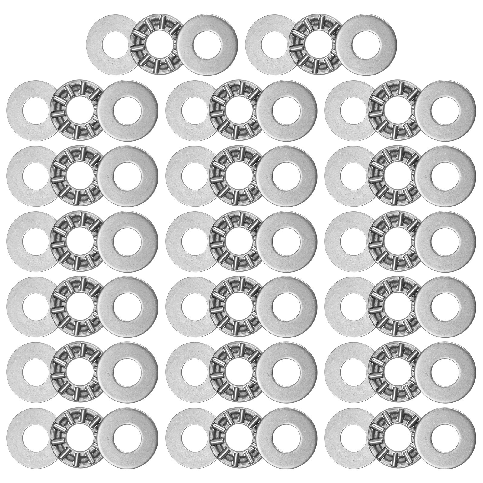 TC512 Thrust Needle Roller Bearings 5/16″x3/4″x5/64″ with TRA512 Washers 20PACK